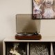 Lenco LBTA-165WD Tourne-disque entraîné par courroie Noir, Bois Automatique