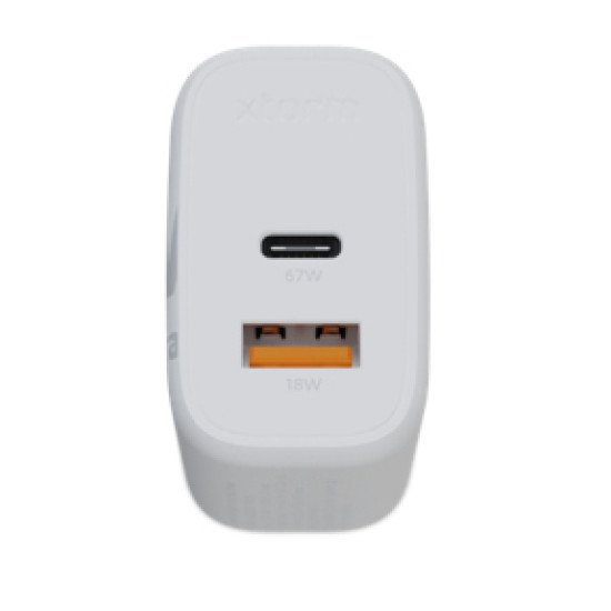Xtorm X67BC0 chargeur d'appareils mobiles Universel Blanc Secteur Charge rapide Intérieure Xtorm X67BC0 chargeur d'appareils mobiles Universel Blanc Secteur Charge rapide Intérieure