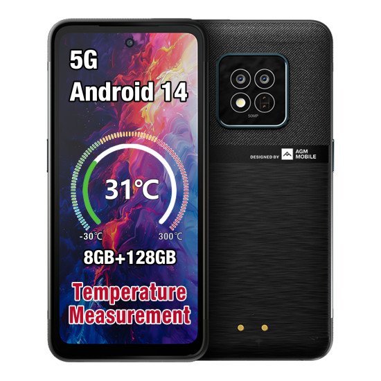 AGM X6 Phantom 17,2 cm (6.78") Double SIM Android 14 5G 8 Go 128 Go 5000 mAh Transparent AGM X6 Phantom 17,2 cm (6.78") Double SIM Android 14 5G 8 Go 128 Go 5000 mAh Transparent