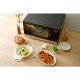 Panasonic NN-SD38QSEPG micro-onde Noir, Acier inoxydable Micro-onde simple Comptoir 29 L 1000 W