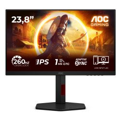 AOC G4 24G4ZR écran PC 60,5 cm (23.8") 1920 x 1080 pixels Full HD LED Noir, Rouge
