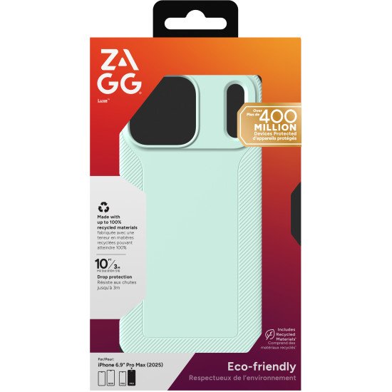 ZAGG Luxe Snap coque de protection pour téléphones portables 17,5 cm (6.9") Housse Couleur menthe ZAGG Luxe Snap coque de protection pour téléphones portables 17,5 cm (6.9") Housse Couleur menthe