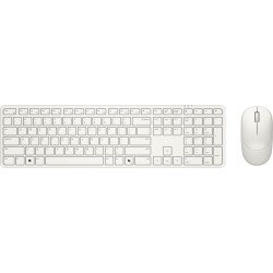 DELL Pro 5 KM526 clavier Souris incluse maison/bureau RF sans fil AZERTY Belge Blanc