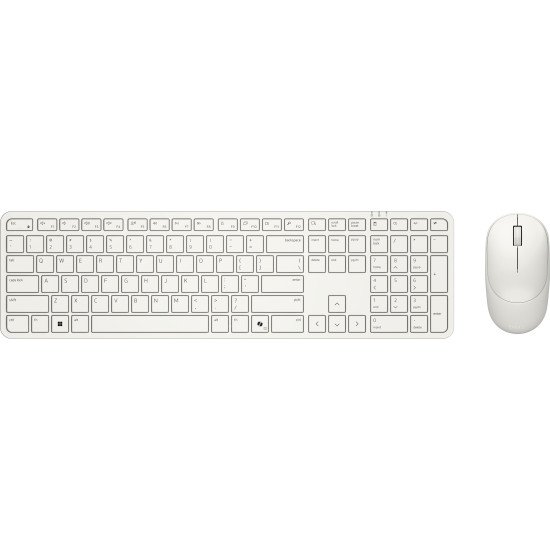 DELL Pro 5 KM526 clavier Souris incluse maison/bureau RF sans fil AZERTY Belge Blanc
