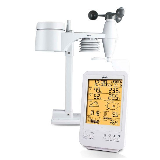 Alecto WS-4800 station météo numérique Blanc LCD Batterie