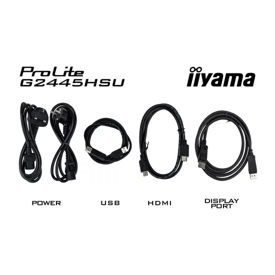 iiyama G-MASTER G2445HSU-B2 écran PC 61 cm (24") 1920 x 1080 pixels Full HD LCD Noir iiyama G-MASTER G2445HSU-B2 écran PC 61 cm (24") 1920 x 1080 pixels Full HD LCD Noir