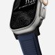 Nomad NM01295785 accessoire intelligent à porter sur soi Bande Bleu Caoutchouc, Acier inoxydable