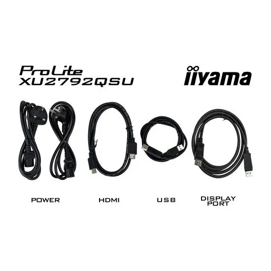iiyama ProLite écran PC 68,6 cm (27") 2560 x 1440 pixels Dual WQHD LED Noir iiyama ProLite écran PC 68,6 cm (27") 2560 x 1440 pixels Dual WQHD LED Noir