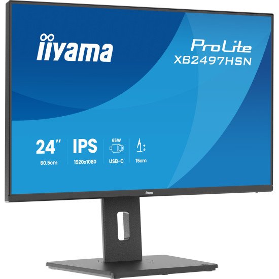 iiyama ProLite XB2497HSN-B1 écran PC 60,5 cm (23.8") 1920 x 1080 pixels Full HD LED Noir