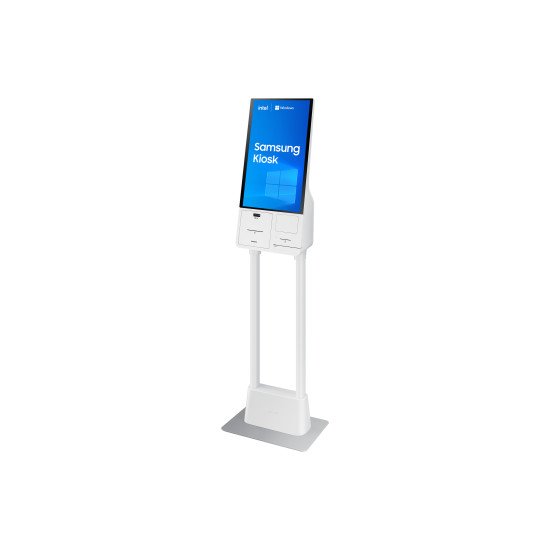 Samsung KM24C-C En forme de kiosk 61 cm (24") LED 250 cd/m² Full HD Blanc Écran tactile Intégré dans le processeur Windows 10 IoT Enterprise 16/7