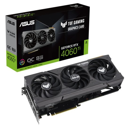 ASUS TUF Gaming TUF-RTX4060TI-O8G-GAMING NVIDIA GeForce RTX 4060 Ti 8 Go GDDR6