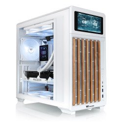 Thermaltake TR300 WS Midi Tower Blanc, Bois