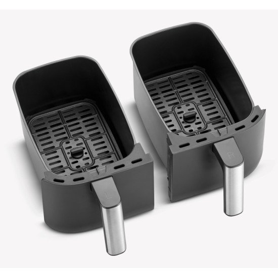 Severin FR 2463 Double 8 L Autonome 2600 W Friteuse d'air chaud Noir