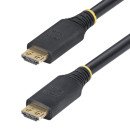 StarTech.com Câble HDMI Haute Vitesse de 15 m avec Connecteurs à Verrouillage, 4K 60 Hz/1440p 144 Hz, HDR10/HDCP 2.2/ARC, 18 Gbps, Câble UHD HDMI pour Téléviseur/Moniteur/Écran, Gaine TPE
