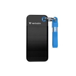 Verbatim Pocket SSD 1 To USB Type-C 3.2 Gen 2 (3.1 Gen 2) Noir, Bleu Verbatim Pocket SSD 1 To USB Type-C 3.2 Gen 2 (3.1 Gen 2) Noir, Bleu