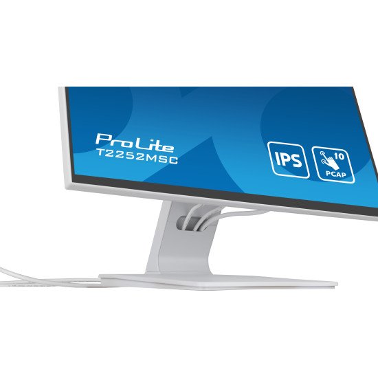 iiyama ProLite écran PC 54,6 cm (21.5") 1920 x 1080 pixels Full HD LCD Écran tactile Table Blanc