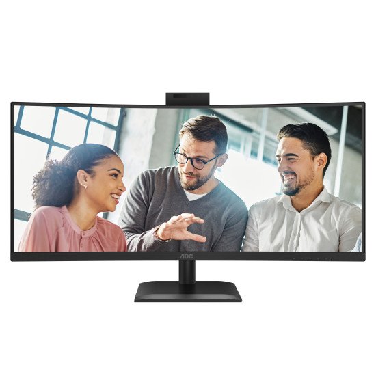 AOC E4 CU34E4CW écran PC 86,4 cm (34") 3440 x 1440 pixels UltraWide Quad HD LED Noir