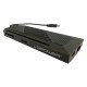 LC-Power LC-HUB-C-MULTI-6-RGB hub & concentrateur USB 3.2 Gen 2 (3.1 Gen 2) Type-C 5000 Mbit/s Noir