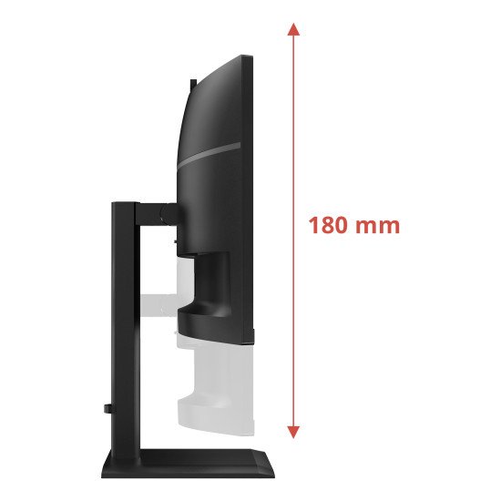 AOC E4 CU34E4CW écran PC 86,4 cm (34") 3440 x 1440 pixels UltraWide Quad HD LED Noir