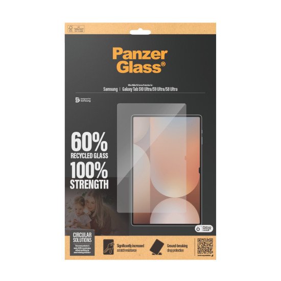 PanzerGlass ® Screen Protector Samsung Galaxy Tab S8 Ultra | S9 Ultra | S10 Ultra | Ultra-Wide Fit Protection d'écran transparent 1 pièce(s)