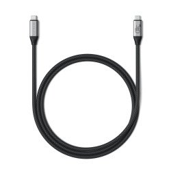 Satechi USB4 V2 Pro Cable câble USB USB4 Gen 4x2 1,2 m USB C Argent, Noir