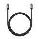 Satechi USB4 V2 Pro Cable câble USB USB4 Gen 4x2 1,2 m USB C Argent, Noir