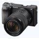 Sony α ILCE-6400AM 1/1.6" MILC 24,2 MP CMOS 6000 x 4000 pixels Noir