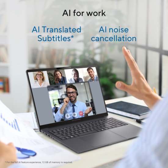 ASUS ExpertBook B3 B3605CCA-MB1196X Intel Core Ultra 7 255H Ordinateur portable 40,6 cm (16") WUXGA 16 Go DDR5-SDRAM 512 Go SSD Wi-Fi 6E (802.11ax) Windows 11 Pro US International Noir, Gris