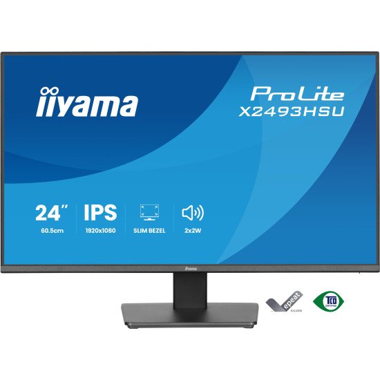 iiyama ProLite X2493HSU-B1 écran PC 60,5 cm (23.8") 1920 x 1080 pixels Full HD Noir