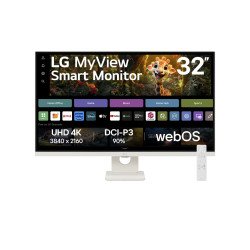 LG 32SR73U-W écran PC 80 cm (31.5") 3840 x 2160 pixels 4K Ultra HD LCD Blanc LG 32SR73U-W écran PC 80 cm (31.5") 3840 x 2160 pixels 4K Ultra HD LCD Blanc