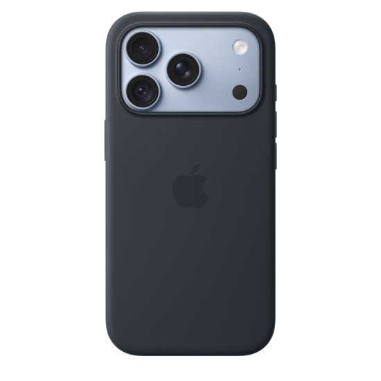 Apple Coque en silicone avec MagSafe pour iPhone 18 Pro - Bleu marine