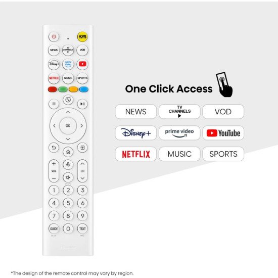 Hisense 43S5DQ 109,2 cm (43") 4K Ultra HD Smart TV Wifi Blanc