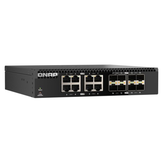 QNAP QSW-3216R-8S8T commutateur réseau Non-géré L2 10G Ethernet (100/1000/10000) Noir QNAP QSW-3216R-8S8T commutateur réseau Non-géré L2 10G Ethernet (100/1000/10000) Noir