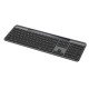 Logitech Signature Slim Solar+ K980 clavier Universel RF sans fil + Bluetooth QWERTY Italien Graphite