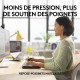 Logitech Wave Keys clavier ergonomique sans fil avec repose-poignets rembourré