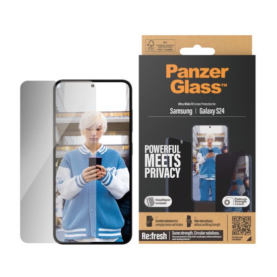 PanzerGlass Ultra Wide Fit Privacy Protection d'écran transparent Samsung 1 pièce(s)