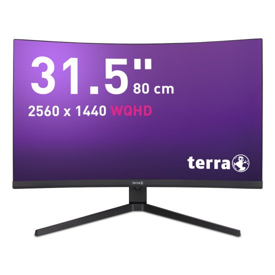 TERRA 3285W écran PC 80 cm (31.5") 2560 x 1440 pixels Wide Quad HD LCD Noir