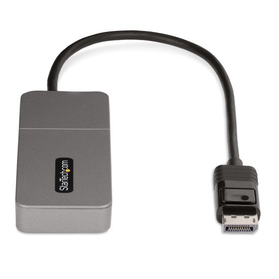 StarTech.com Hub MST à 3 Ports - DisplayPort vers 3x HDMI, Trois Moniteurs 4K 60Hz, Adaptateur Vidéo Multi-Moniteur DP 1.4, Câble Intégré de 30 cm, Alimentation USB, Windows Uniquement