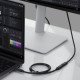 StarTech.com Câble Prolongateur USB4 de 60cm, 40Gbps, Compatible Thunderbolt 4, Charge 240W, 8K 60Hz/4K 240Hz, USB-C Mâle vers Femelle
