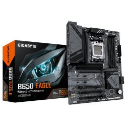 GIGABYTE B650 EAGLE Carte mère - AMD Ryzen série 9000, VRM 12+2+2 phases, jusqu'à 7600 MHz DDR5 (OC), 1xPCIe 5.0 + 2xPCIe 4.0 M.2, LAN GbE, USB 3.2 Gen 2 GIGABYTE B650 EAGLE Carte mère - AMD Ryzen série 9000, VRM 12+2+2 phases, jusqu'à 7600 MHz DDR5 (OC), 1xPCIe 5.0 + 2xPCIe 4.0 M.2, LAN GbE, USB 3.2 Gen 2