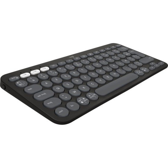 Logitech Pebble Keys 2 K380s clavier RF sans fil + Bluetooth AZERTY Français Graphite