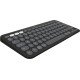 Logitech Pebble Keys 2 K380s clavier RF sans fil + Bluetooth AZERTY Français Graphite