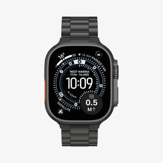 Spigen AMP11577 accessoire intelligent à porter sur soi Bande Noir Titane