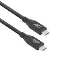 ACT Câble USB 3.0 10Gbps 60W USB Type-C, 2 mètres
