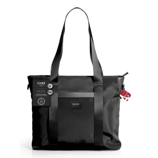 PORT Designs Muse Totebag Eco 40,6 cm (16") Sac Toploader Noir