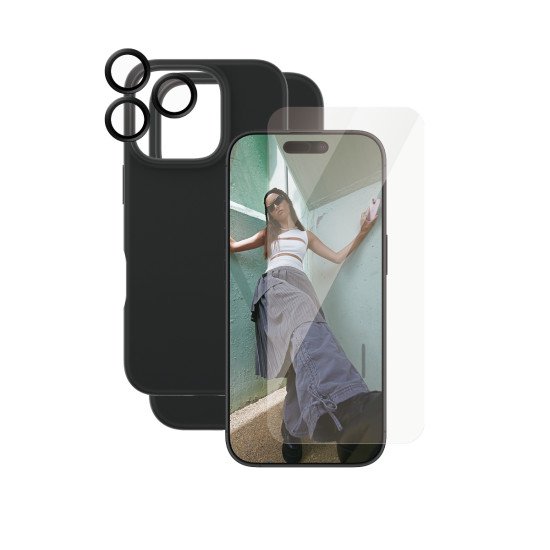 PanzerGlass CARE by ® Fashion 3-in-1 Bundle iPhone 16 Pro coque de protection pour téléphones portables Housse Transparent PanzerGlass CARE by ® Fashion 3-in-1 Bundle iPhone 16 Pro coque de protection pour téléphones portables Housse Transparent