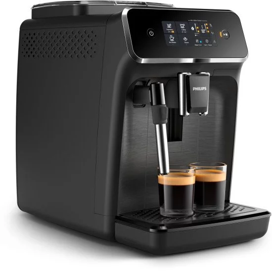 Philips 2200 series Séries 2200 Noir Mat EP2220/10 Machine expresso broyeur, 2 boissons, mousseur lait Philips 2200 series Séries 2200 Noir Mat EP2220/10 Machine expresso broyeur, 2 boissons, mousseur lait