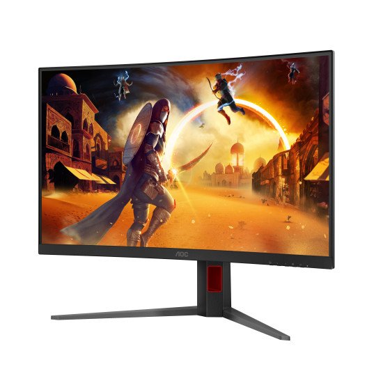 AOC G4 C32G4Z écran PC 80 cm (31.5") 1920 x 1080 pixels Full HD LCD Noir, Rouge