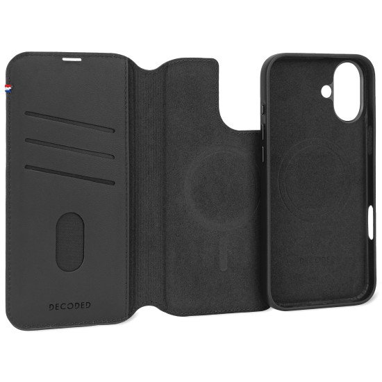 Decoded Leather Detachable Wallet coque de protection pour téléphones portables 17 cm (6.7") Étui avec portefeuille Noir