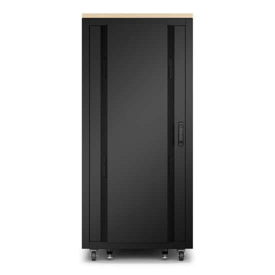 APC NetShelter - Rack informatique insonorisé - 32U - Finition Erable